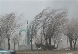  وزش باد شدید در 10 استان کشور