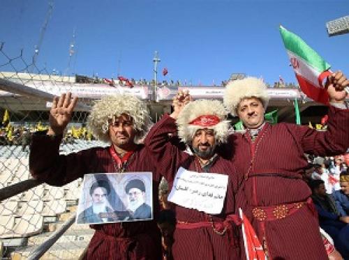  عکس/ اتحاد "ایران" در آزادی درتجمع بسیجیان