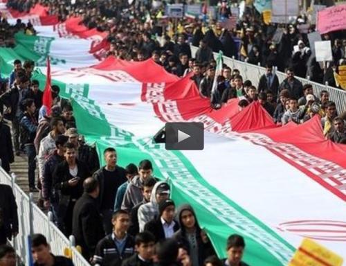  فیلم/ خروش انقلابی ایرانیان برعلیه اسکتبار جهانی