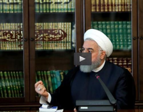  فیلم/ واکنش روحانی به لیست تحریم جدید آمریکا