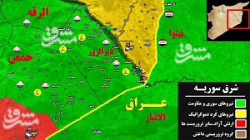 قطع ارتباط ته‌مانده‌های داعش با مرزهای مشترک عراق/ کشته و زخمی‌شدن 6 نظامی انگلیسی در حومه شهرک السوسه + نقشه میدانی