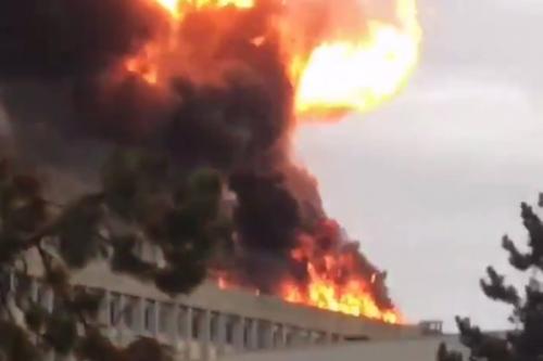 انفجار مهیب در دانشگاه لیون فرانسه