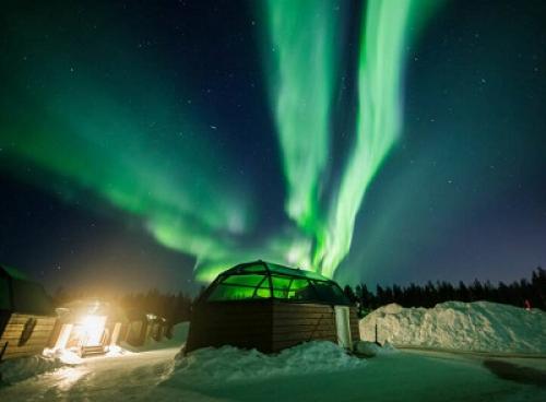عکس/ شفق قطبی در آسمان فنلاند
