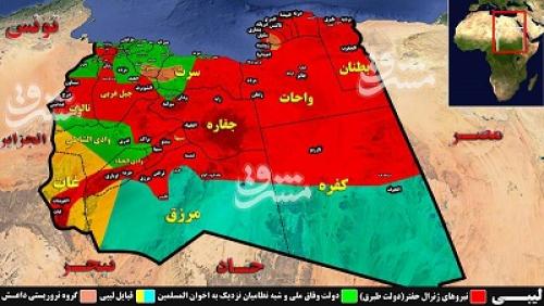 لیبی هشت سال پس از سقوط قذافی: قدرت‌نمایی نیروهای ژنرال حفتر همزمان با شکست‌های متوالی نیروهای دولت وفاق ملی + نقشه میدانی