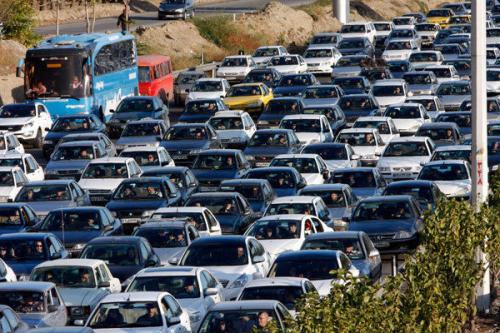وضعیت ترافیکی بزرگراه های تهران امروز24فروردین
