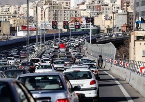  وضعیت ترافیکی معابر بزرگراهی شهر تهران 