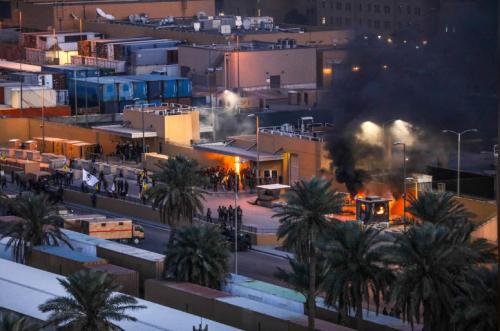  اشغال سفارت آمریکا در بغداد هشداری برای ترامپ