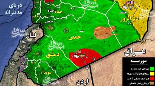 جزئیات حملات موشکی رژیم صهیونیستی به استان حمص سوریه + نقشه میدانی