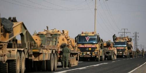 ترکیه تجهیزات جدید جنگی به سوریه ارسال کرد