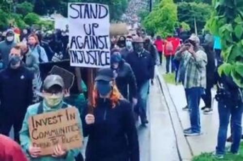  ادامه اعتراضات ضدنژاد پرستی در نیویورک، فیلادلفیا و آتلانتا