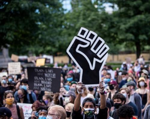  عکس/ ادامه تظاهرات ضدنژادپرستی در آمریکا