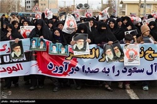  راهپیمایی نمازگزاران سراسرکشور در اعتراض به اعدام شیخ نمر 