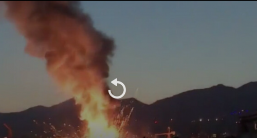 فیلمی هولناک از لحظه انفجار در کلینیک سینا