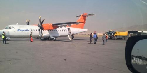 هواپیمای مسافربری کابل دچار حریق شد
