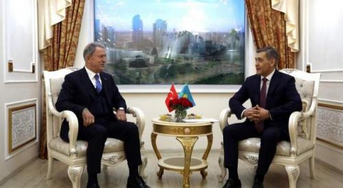 ادامه همکاری نظامی ترکیه با قزاقستان