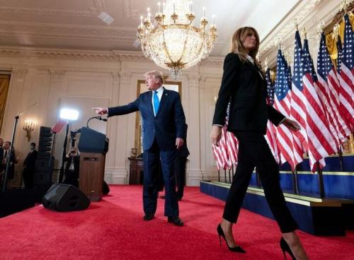  عکس/ آخرین روزهای ترامپ در کاخ سفید 