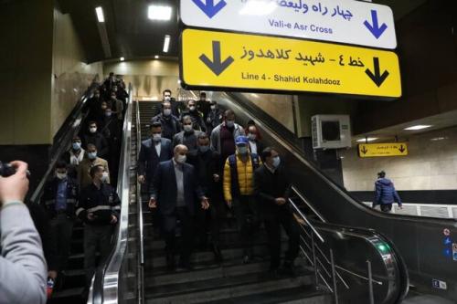 نماینده سازمان بهداشت جهانی در مترو تهران