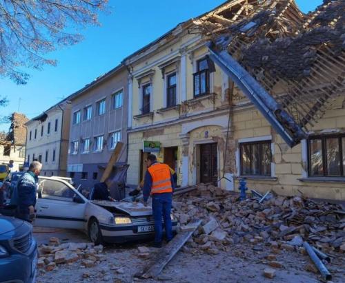  اولین تصاویر از زلزله مرگبار در کرواسی