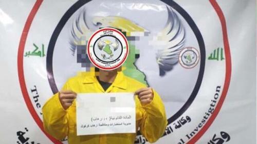 بازداشت یکی از عناصر برجسته گروه "بچه‌شیرهای خلافت" داعش در عراق