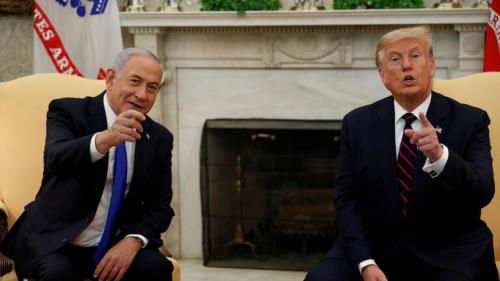 نتانیاهو عکس ترامپ را حذف کرد