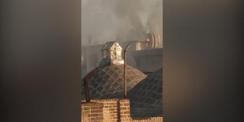  آتش‌سوزی در حرم عبدالعظیم (ع) بدون خسارت مهار شد