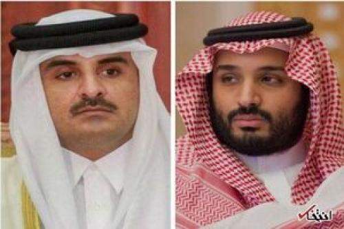 قطر تلفنی با ولیعهد سعودی گفتگو کرد