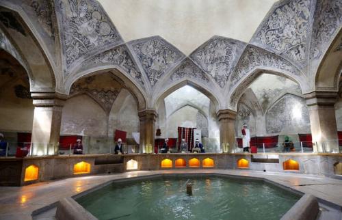 عکس/ زیبایی معماری حمام وکیل شیراز