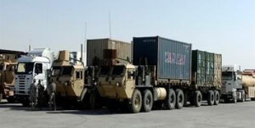  قاچاق ۴۲ کامیون غلات از سوریه توسط نظامیان آمریکا
