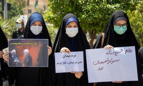 تجمع علیه ظریف در شیراز/ عکس