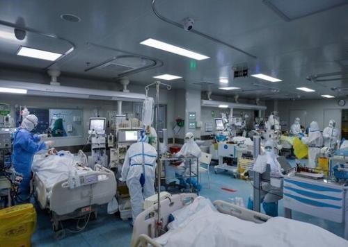  تخت‌ های بیمارستانی در اشغال بیماران کرونا