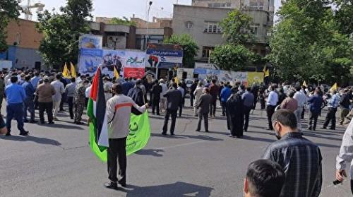 مراسم روز جهانی قدس در میدان فلسطین