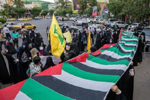تجمع اعتراضی در محکومیت حملات رژیم صهیونیستی به غزه