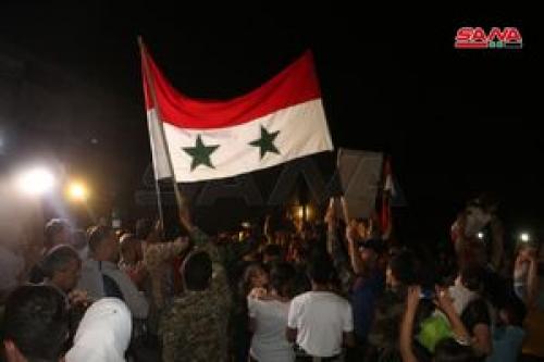  شادی لبنانی‌ها از پیروزی بشار اسد 