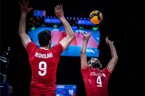  پنجمین پیروزی پیاپی برای والیبال ایران
