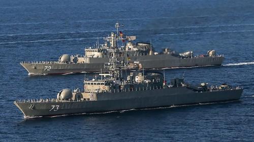  تقابل ناو جنگی ایران با نیروی دریایی آمریکا در اقیانوس اطلس + فیلم