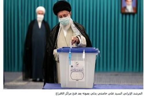  المیادین: رهبر ایران رای خود را به صندوق انداخت