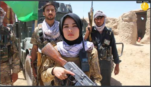 مسلح شدن زنان افغانستان برای دفاع از کشور