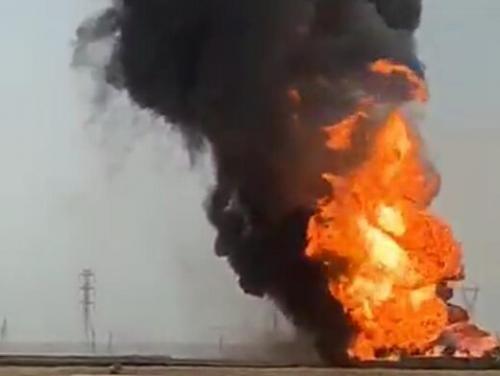 انفجار وحشتناک در خط لوله انتقال نفت ایلام با ۳ کشته 