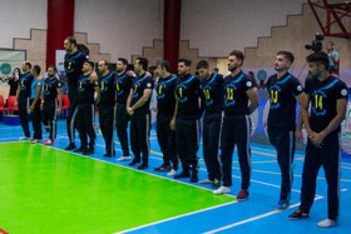 دیدار دوستانه تیم‌های والیبال نشسته ایران و روسیه