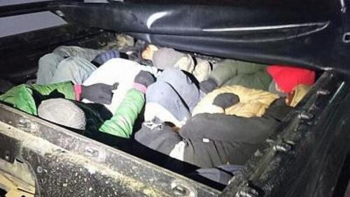 کشف باند قاچاق انسان به اروپا/ جاسازیِ ۱۵ مهاجر در صندوق عقب خودرو 