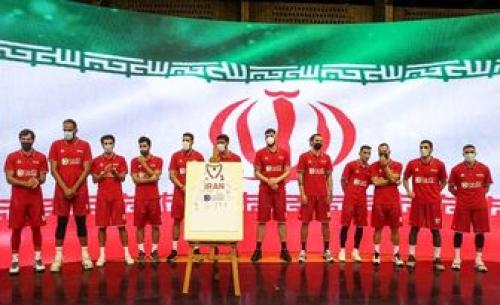  تیم ملی بسکتبال ایران آمریکا پایان نیمه اول 