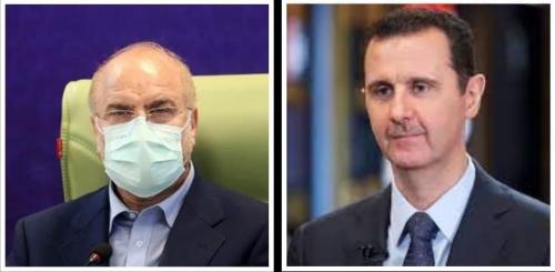 دیدار قالیباف با بشار اسد 