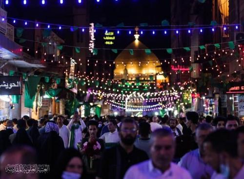  عکس/ جشن غدیر در حرم حضرت علی(ع)