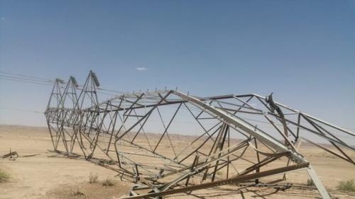  دو خط انتقال برق در دیالی عراق هدف قرار گرفت