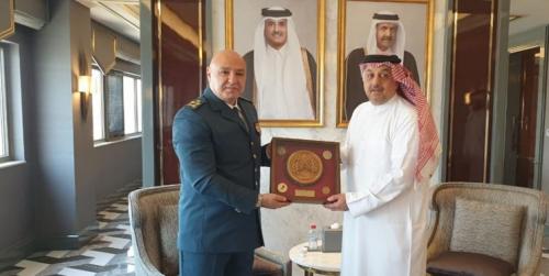  دیدار فرمانده ارتش لبنان با وزیر دفاع قطر 
