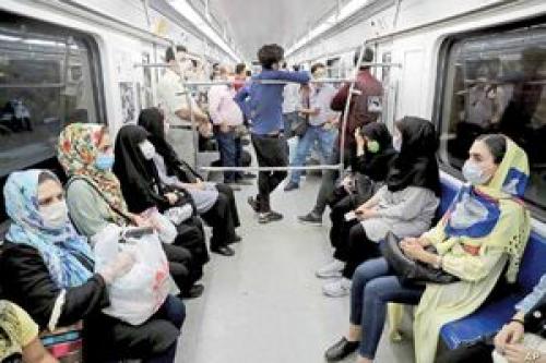 واگن بانوان مترو تهران بدون شرح 