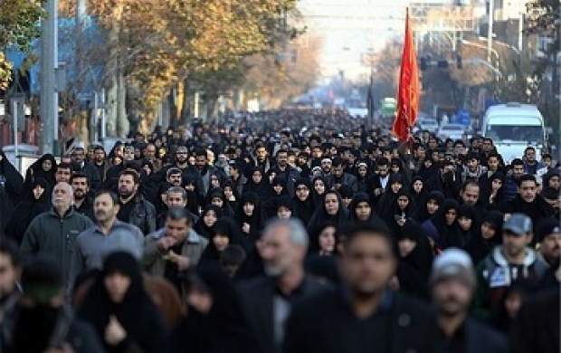 راهپیمایی جاماندگان اربعین در تهران برگزار می‌شود