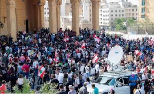  فتنه انگیزی در تجمعات اعتراضی لبنان