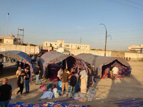 برپایی چادرهای تحصن به استان‌های مختلف عراق رسید
