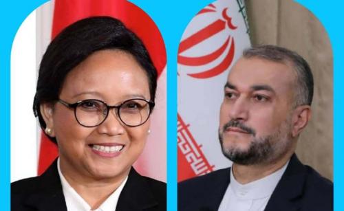 وزیران خارجه ایران و اندونزی خواستار توجه به پناهندگان افغان شدند